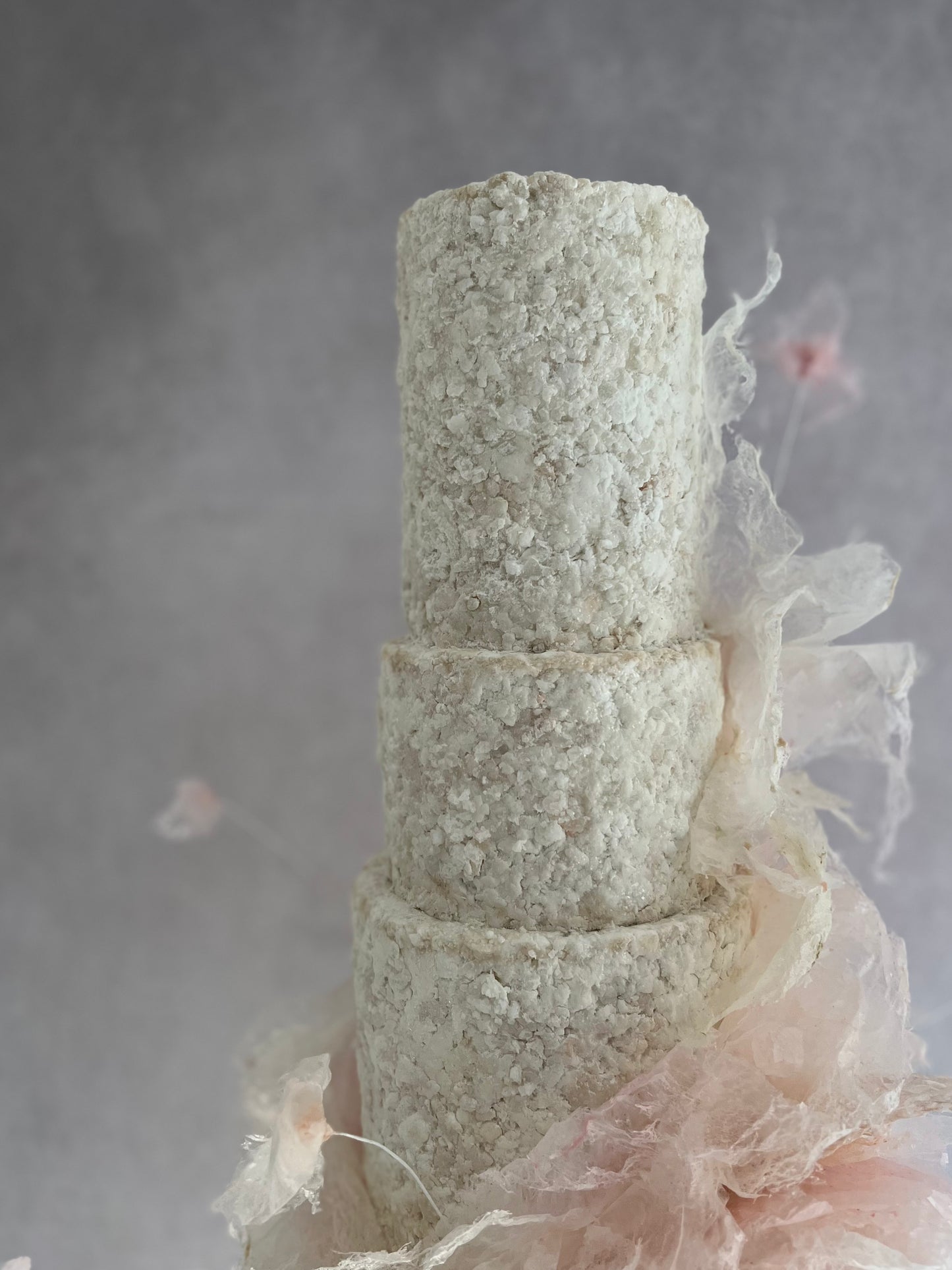 Salt Effect Fondant with Edible Lace with Cake Buds- 17th March 2025