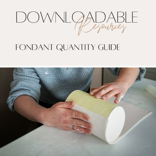 Fondant Quantity Guide - PDF download